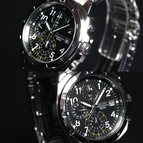 SEIKO セイコー（SEIKO） 逆輸入 クロノグラフ SND195 : neel