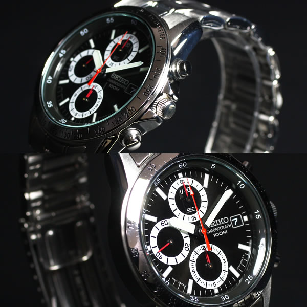 SEIKO（セイコー） 海外モデル 逆輸入 クロノグラフ SND371 : neel