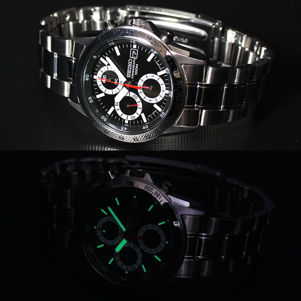 SEIKO（セイコー） 海外モデル 逆輸入 クロノグラフ SND371 : neel