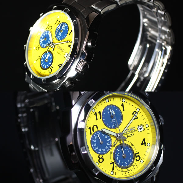 SEIKO（セイコー） 海外モデル 逆輸入 クロノグラフ SND409 : neel