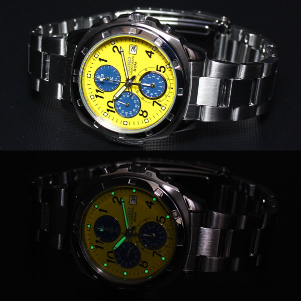 SEIKO（セイコー） 海外モデル 逆輸入 クロノグラフ SND409 : neel