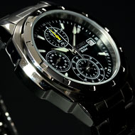 SEIKO（セイコー） 海外モデル 逆輸入 クロノグラフ SND411 : neel