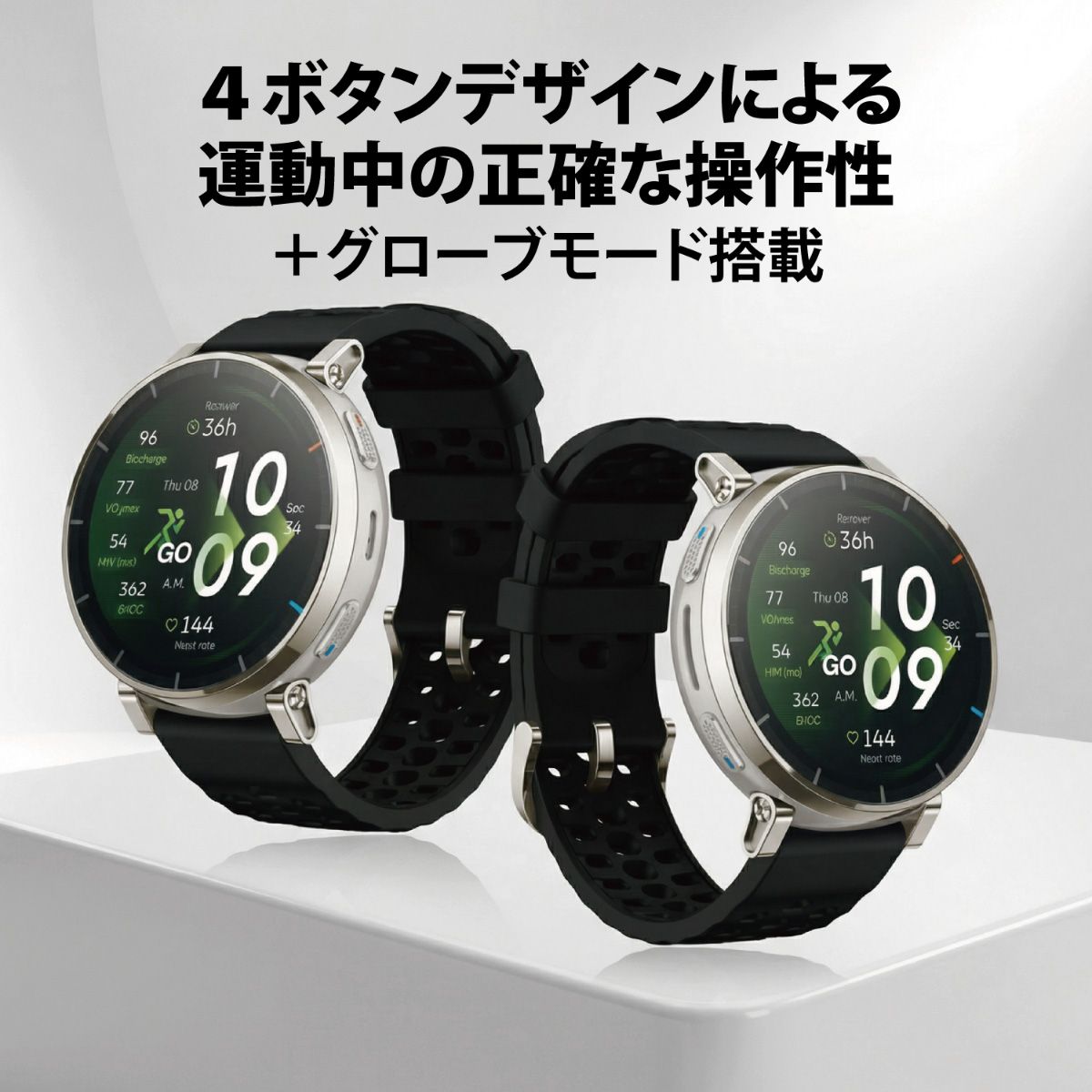 Amazfit （ノベルティー付き）アマズフィット スマートウォッチ Active