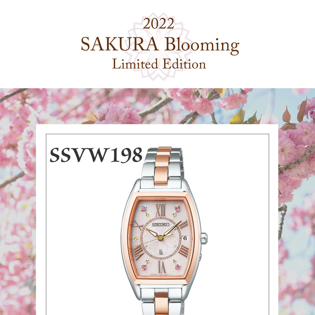 お気に入りルキア セイコー 電波 ソーラー 22 Sakura Blooming 限定モデル 腕時計 レディース Ssvw198 レディース腕時計 腕時計 アクセサリー ファッション 35 406 Www Jesuitnola Org