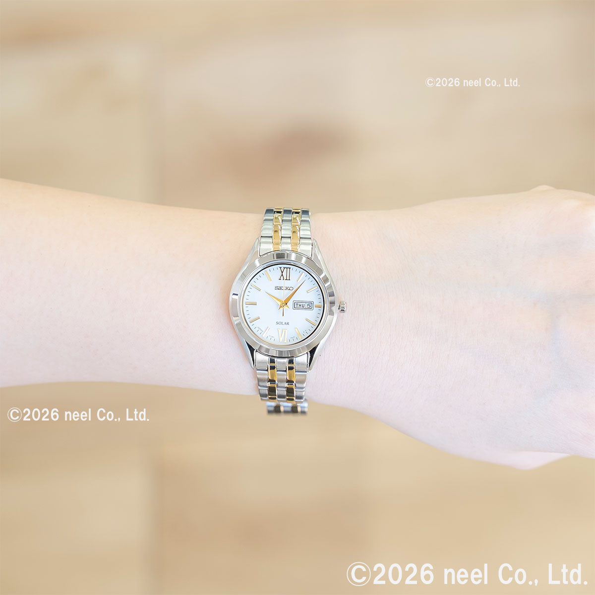 SEIKO SELECTION セイコー セレクション ソーラー 腕時計 レディース