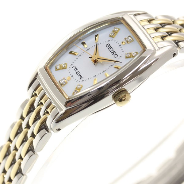 81 稼働【美品】SEIKO 時計　Exceline レディース　オーバル SEIKO（セイコー） （豪華おまけ有） ドルチェ＆エクセリーヌ SWCQ089