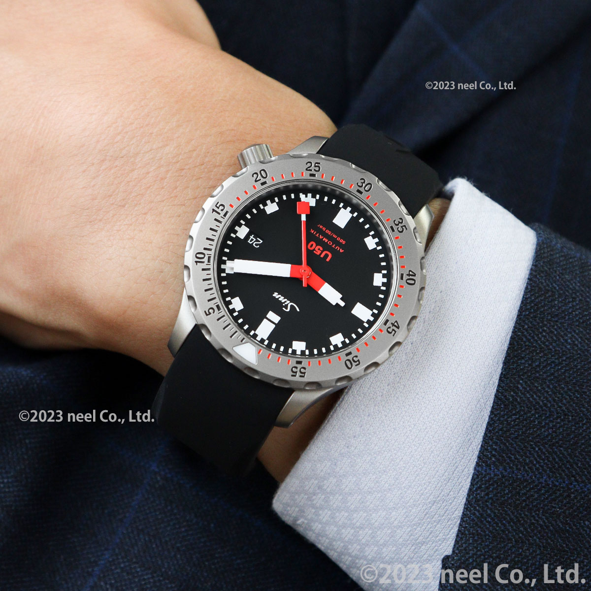 Sinn（ジン） （豪華おまけ有） U50 自動巻 腕時計 メンズ ダイバーズ 
