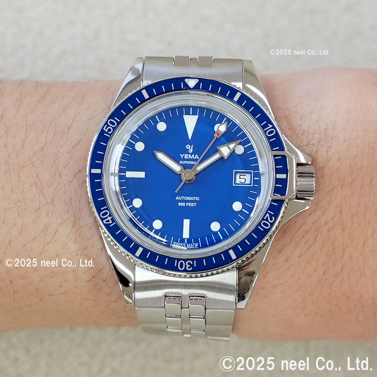 イエマ YEMA スーパーマン スイスエディション 腕時計 メンズ 自動巻き