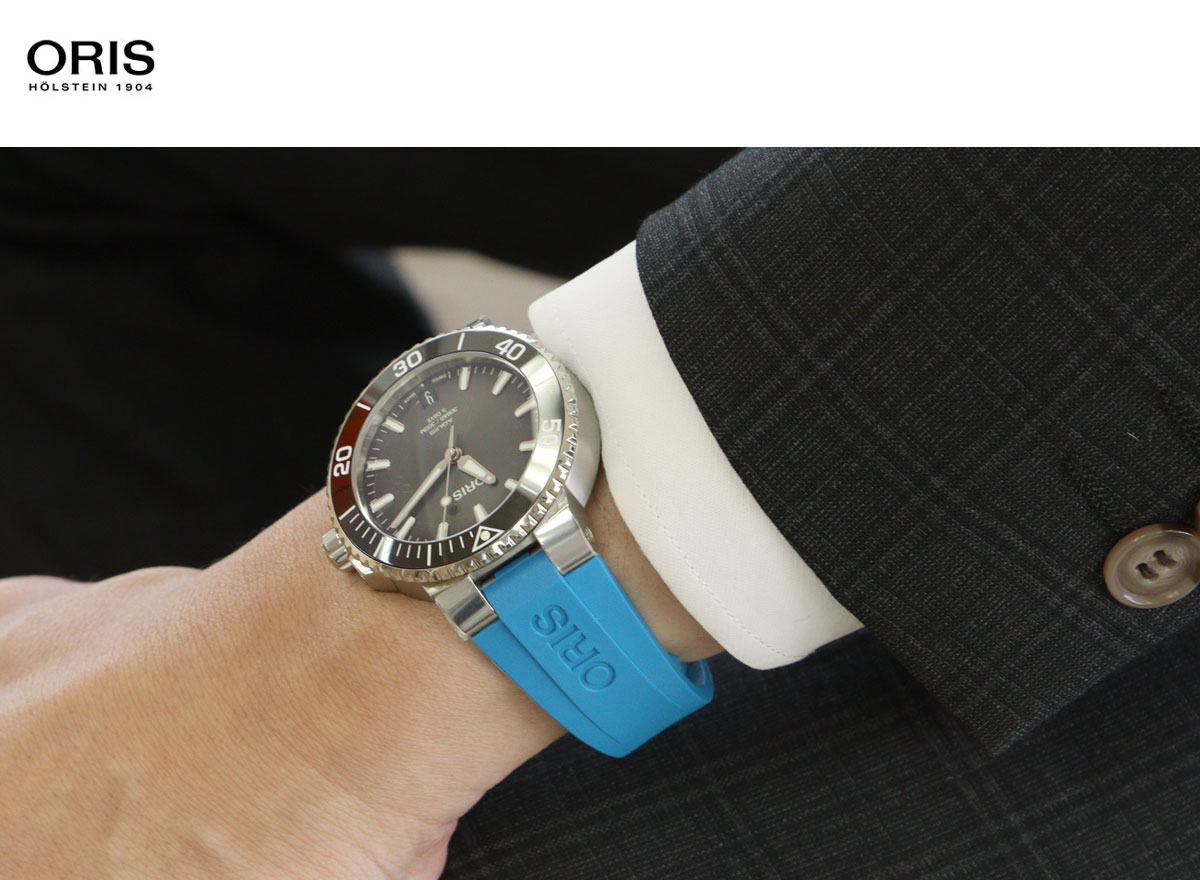 オリス ORIS アクイスデイト キャリバー400 43.5mm専用ラバーベルト 73377304135-0742465eb.jpg?