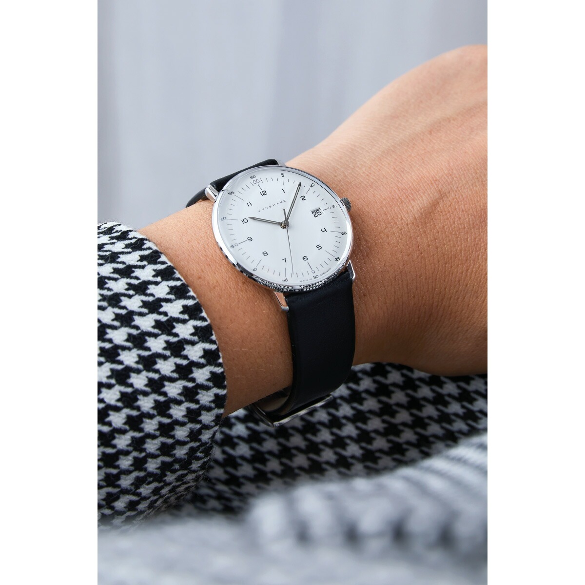 （ノベルティー付き）ユンハンス JUNGHANS マックス ビル クオーツ 腕時計 レディース 47 4450 02の画像