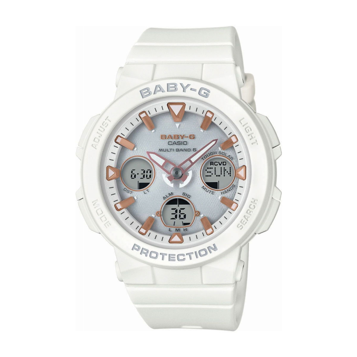 BABY-G ベビーG 時計 電波ソーラー ホワイト 白 カシオ babyg