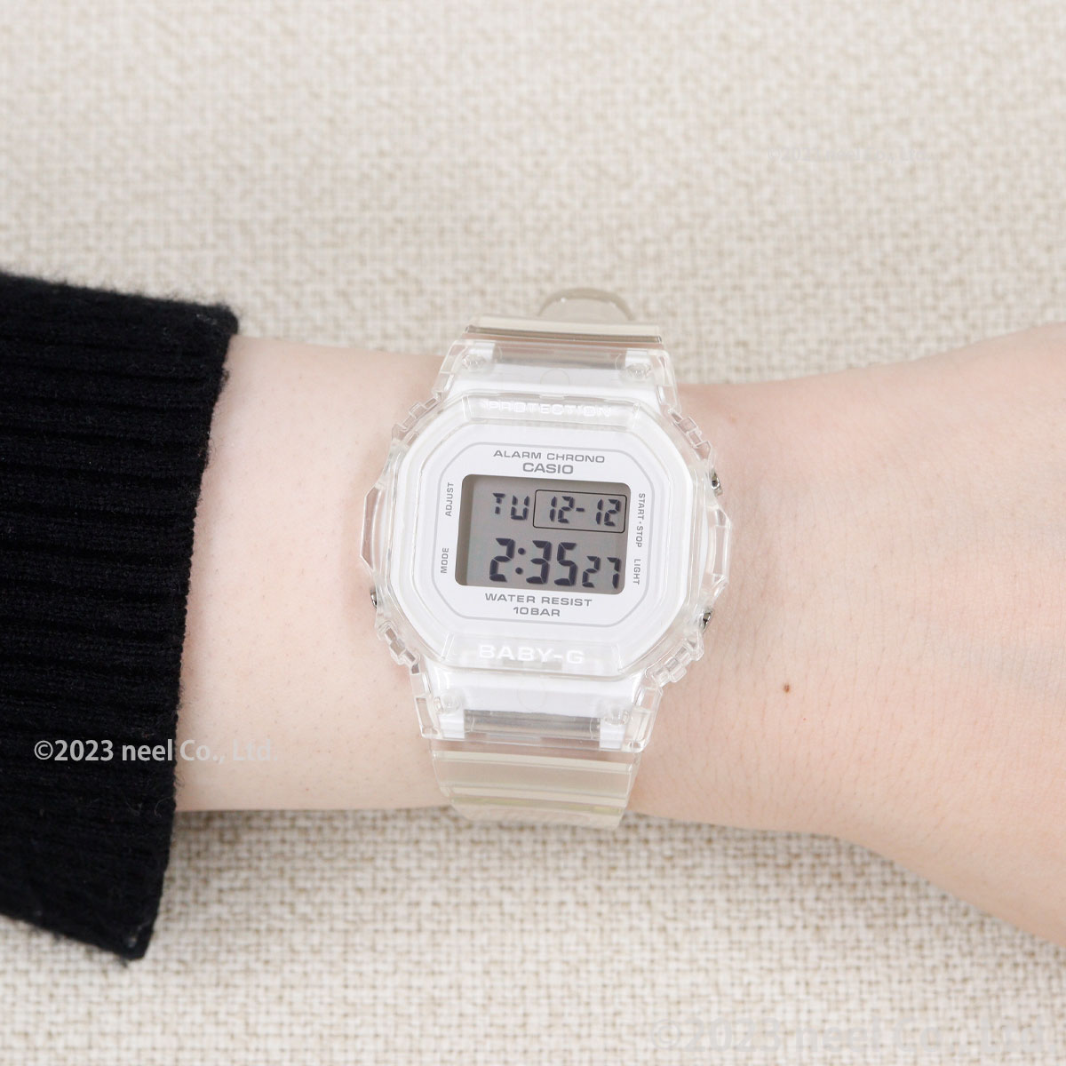 CASIO BABY-G BGD-565U-7JF ホワイト 楽天市場】BABY-G BGD-565シリーズ 小型 スリム スクエア BGD