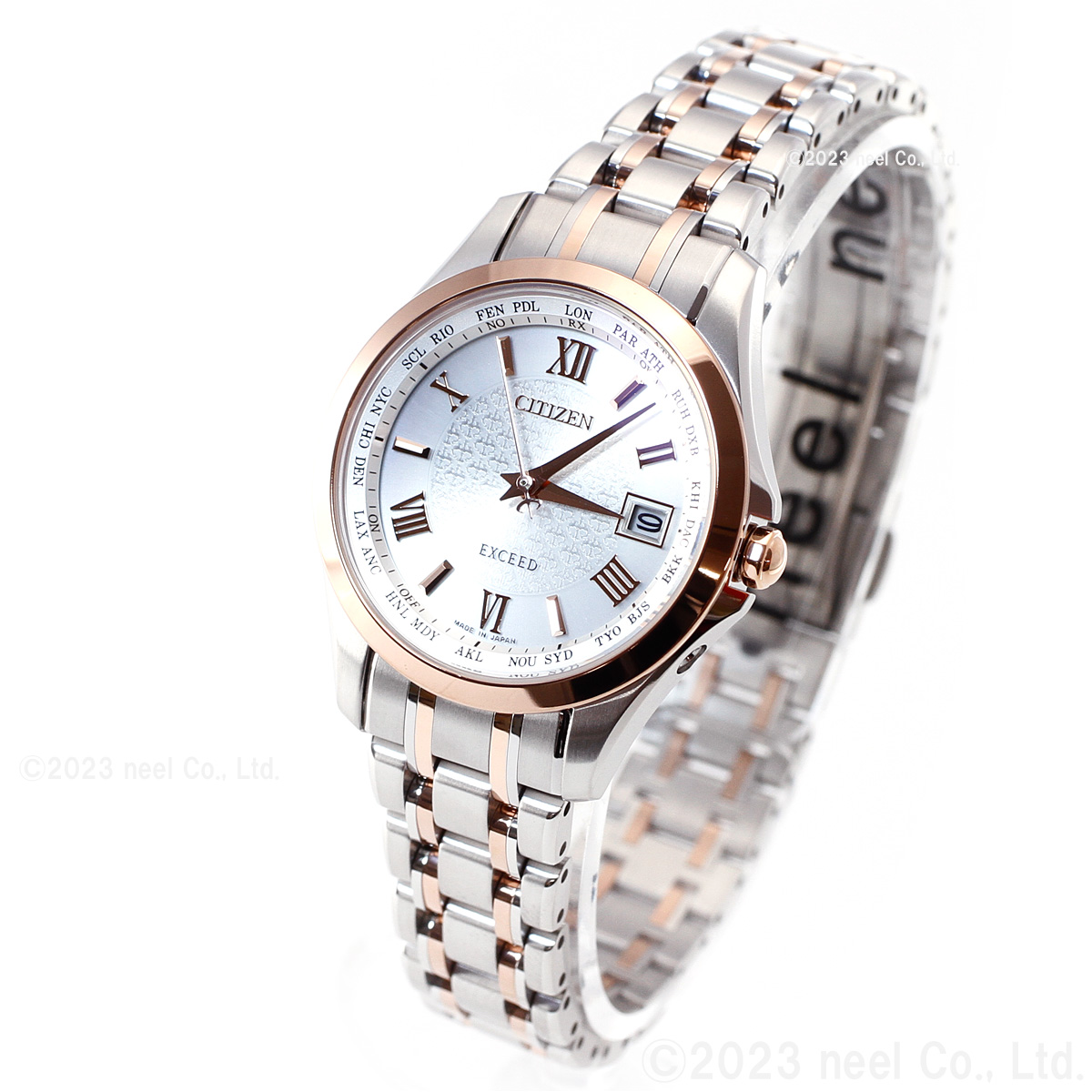 腕時計　CITIZEN シチズン EXCEED エクシード エコドライブ 楽天市場】CITIZENシチズン 限定700個 AS7084-02E EXCEED