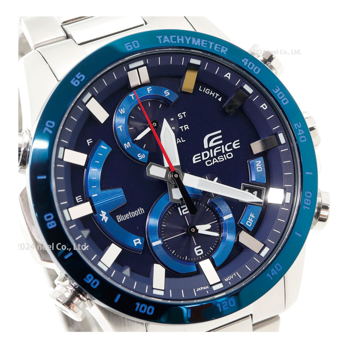 時計 Casio Edifice EBC-10YD-2AJF CASIO EDIFICE ECB-10YD-2AJF Bluetooth Solar Chronograph Blue