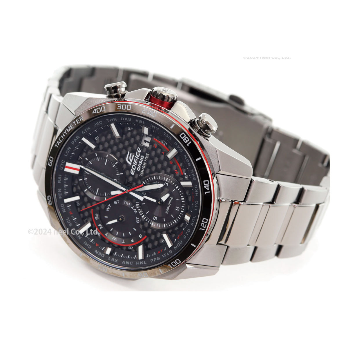 EDIFICE（CASIO） カシオ エディフィス 電波 ソーラー 腕時計 メンズ