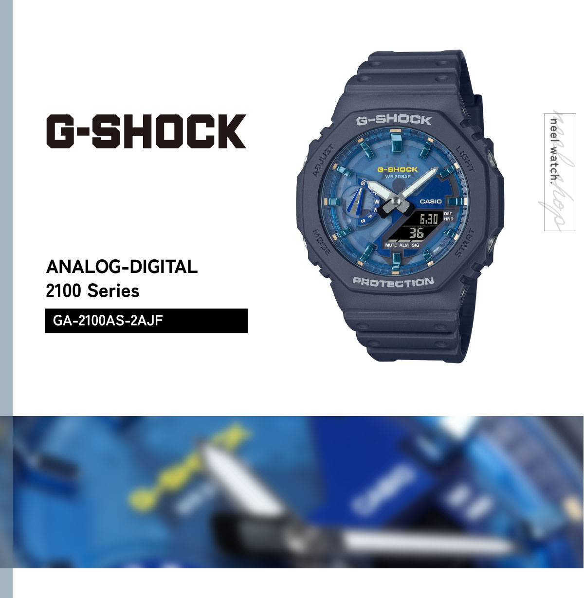 時計 G-SHOCK GA-2100AS-2AJF Amazon.com: Casio GA-2100AS-2AJF G-Shock Oasis of Day and
