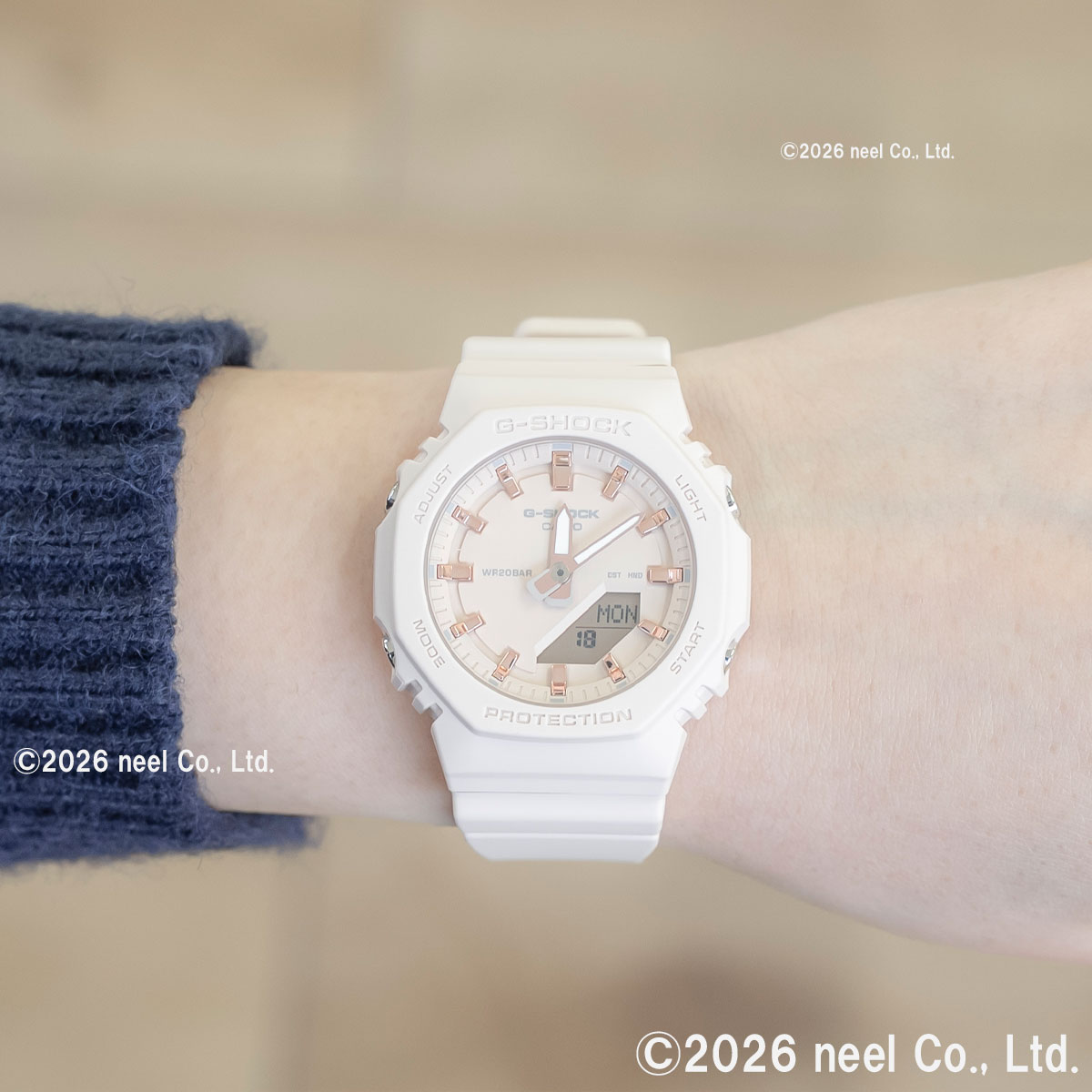 Gショック G-SHOCK アナデジ 腕時計 GMA-P2100M-4AJF ベージュピンク ジーショック | G-SHOCK | 06
