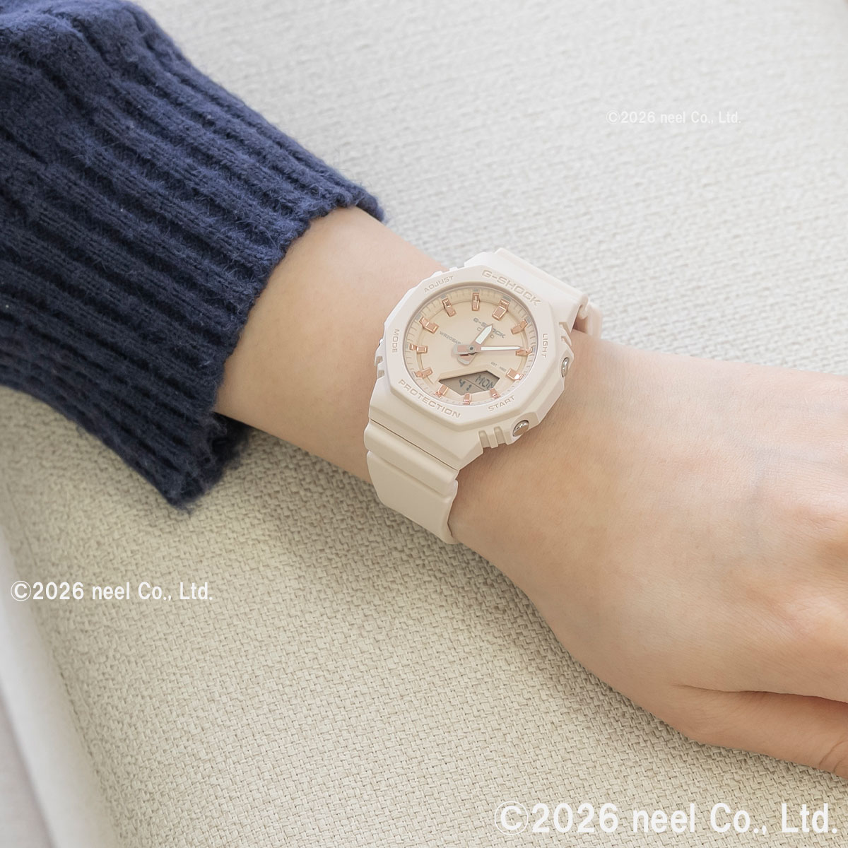 Gショック G-SHOCK アナデジ 腕時計 GMA-P2100M-4AJF ベージュピンク ジーショック | G-SHOCK | 07