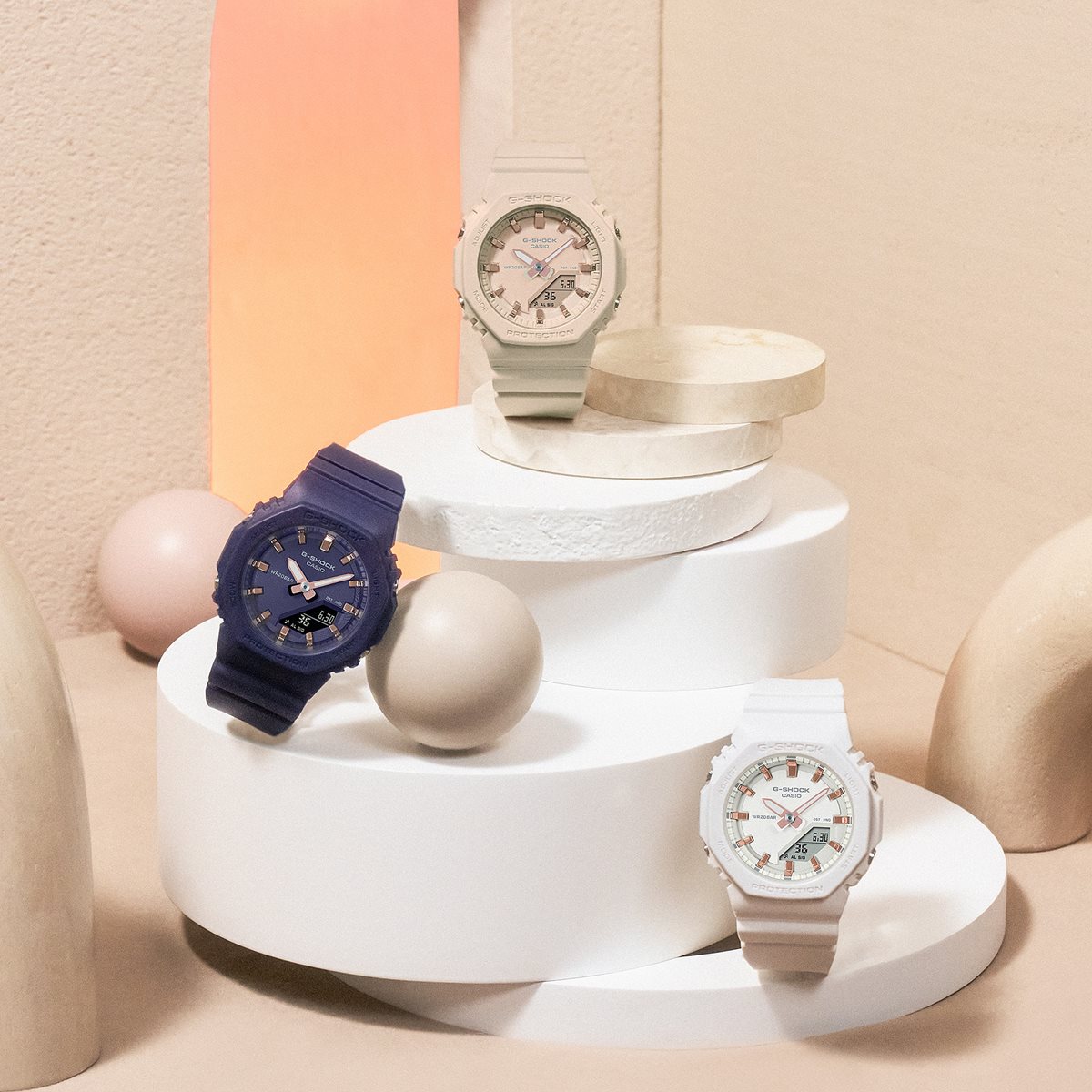 Gショック G-SHOCK アナデジ 腕時計 GMA-P2100M-7AJF ホワイト ジーショック | G-SHOCK | 15