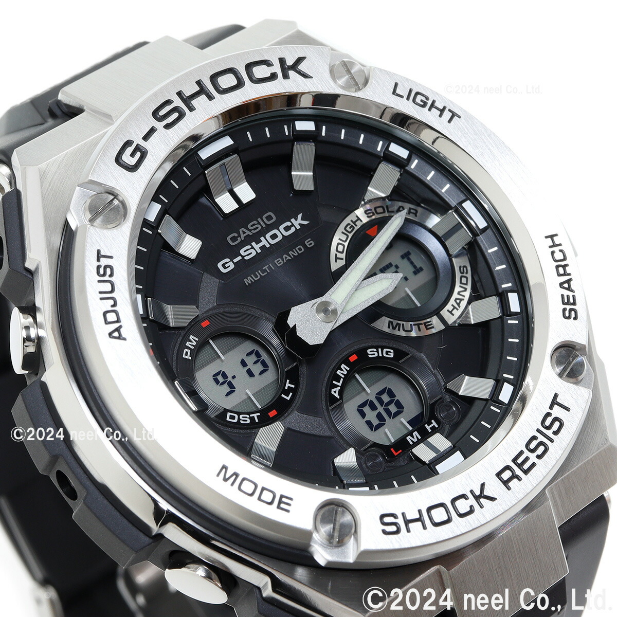 G-SHOCK Gショック Gスチール G-STEEL 電波ソーラー アナデジ 腕時計