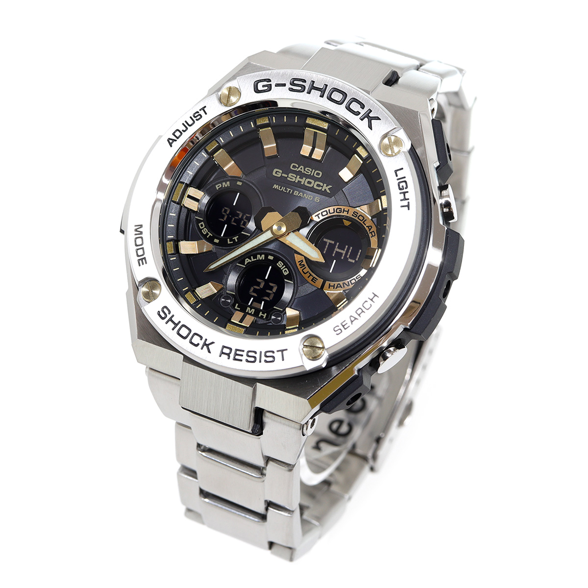 G-SHOCK Gショック Gスチール G-STEEL 電波ソーラー 腕時計 メンズ GST