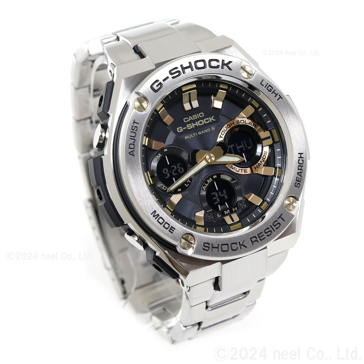 G-SHOCK Gショック Gスチール G-STEEL 電波ソーラー 腕時計 メンズ GST
