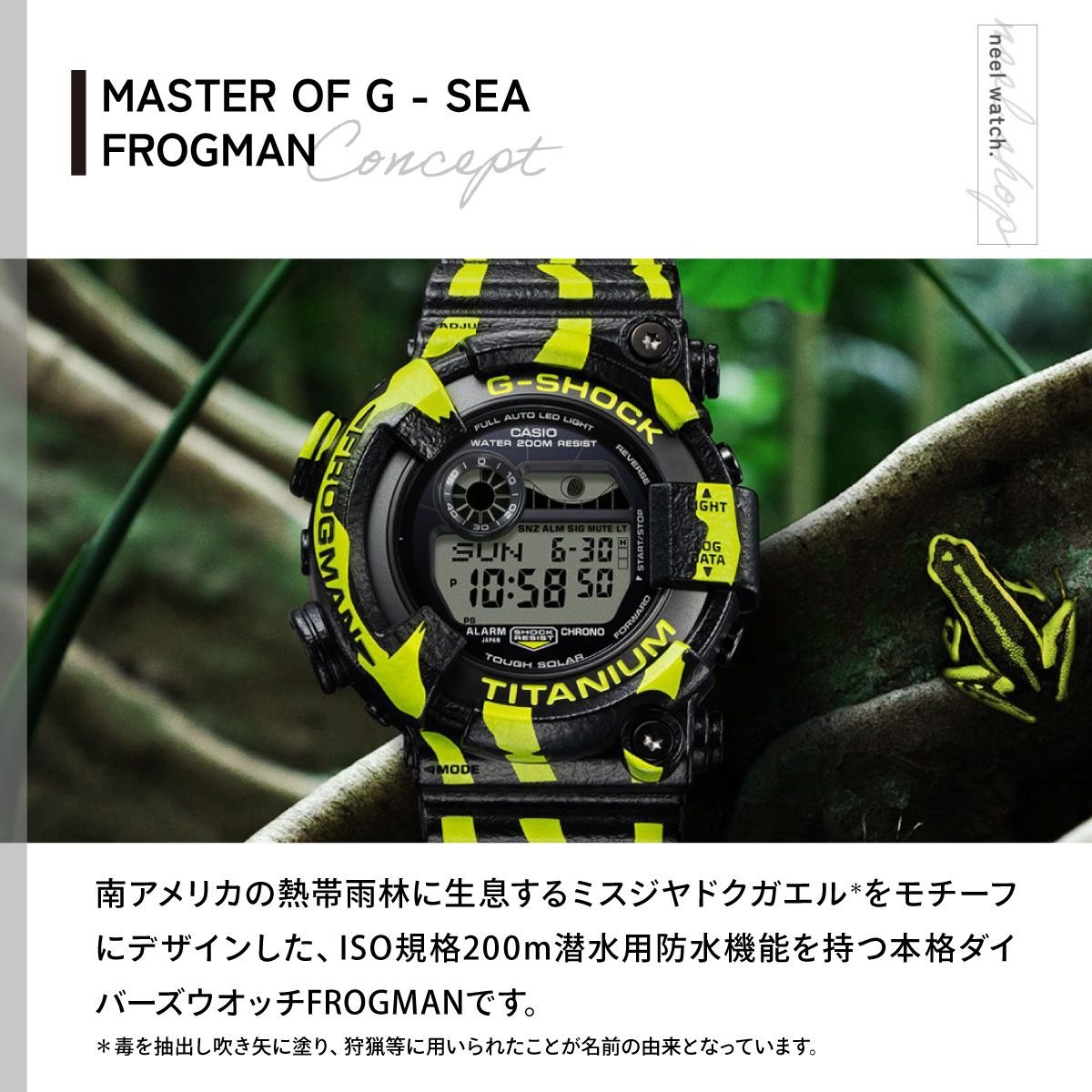 G-SHOCK Gショック フロッグマン FROGMAN ソーラー 腕時計 GW-8200TPF 
