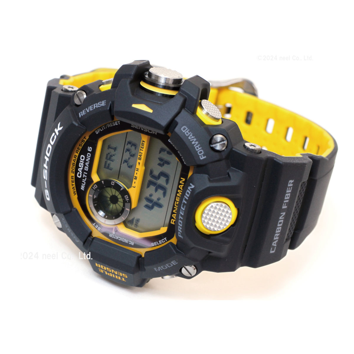 G-SHOCK レンジマン　イエロー GW-9400YJ-1JF【未使用に近い】 G-SHOCK Gショック レンジマン RANGEMAN 電波 ソーラー 腕時計