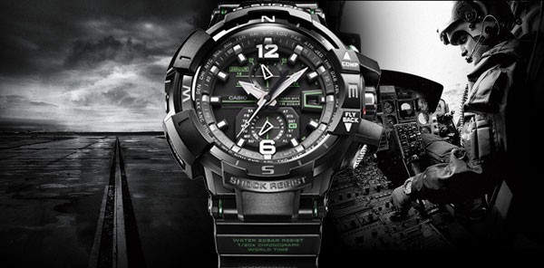 カシオ G-SHOCK GW-A1100 電波ソーラー時計 GW-A1100FC-1AJF | CASIO