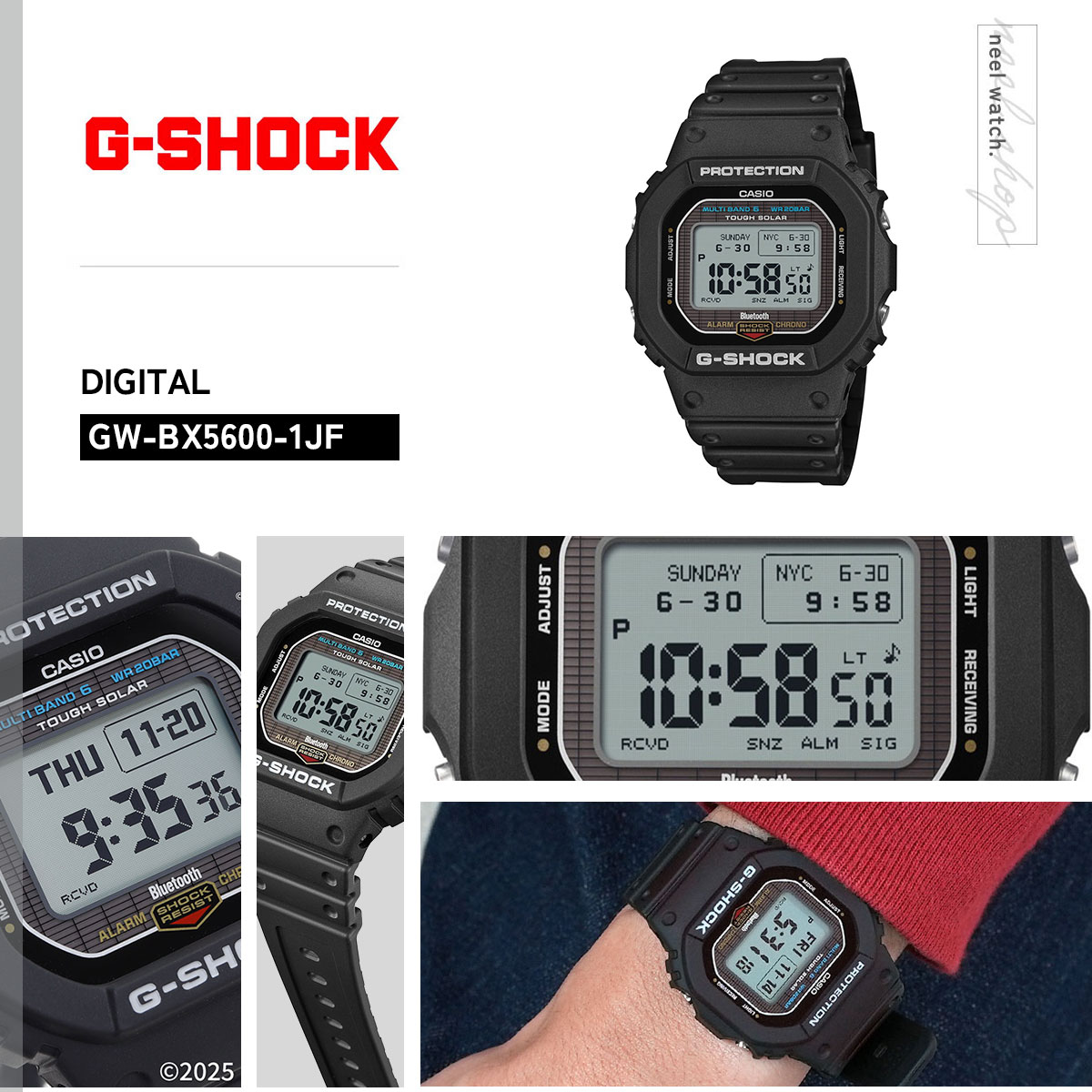 も*づ様 新品　GW-BX5600-1A1JF　G-SHOCK　MIP液晶　電波 G-SHOCK （豪華おまけ有） Gショック ソーラー 電波時計 腕時計 メンズ