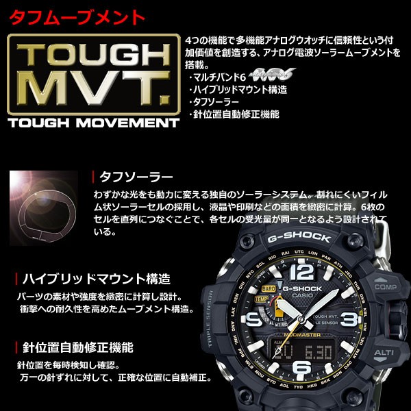 極美品 箱説付 G-SHOCK GWG-1000 マッドマスター 電波ソーラー Amazon.co.jp: カシオ腕時計 ジーショック電波ソーラー