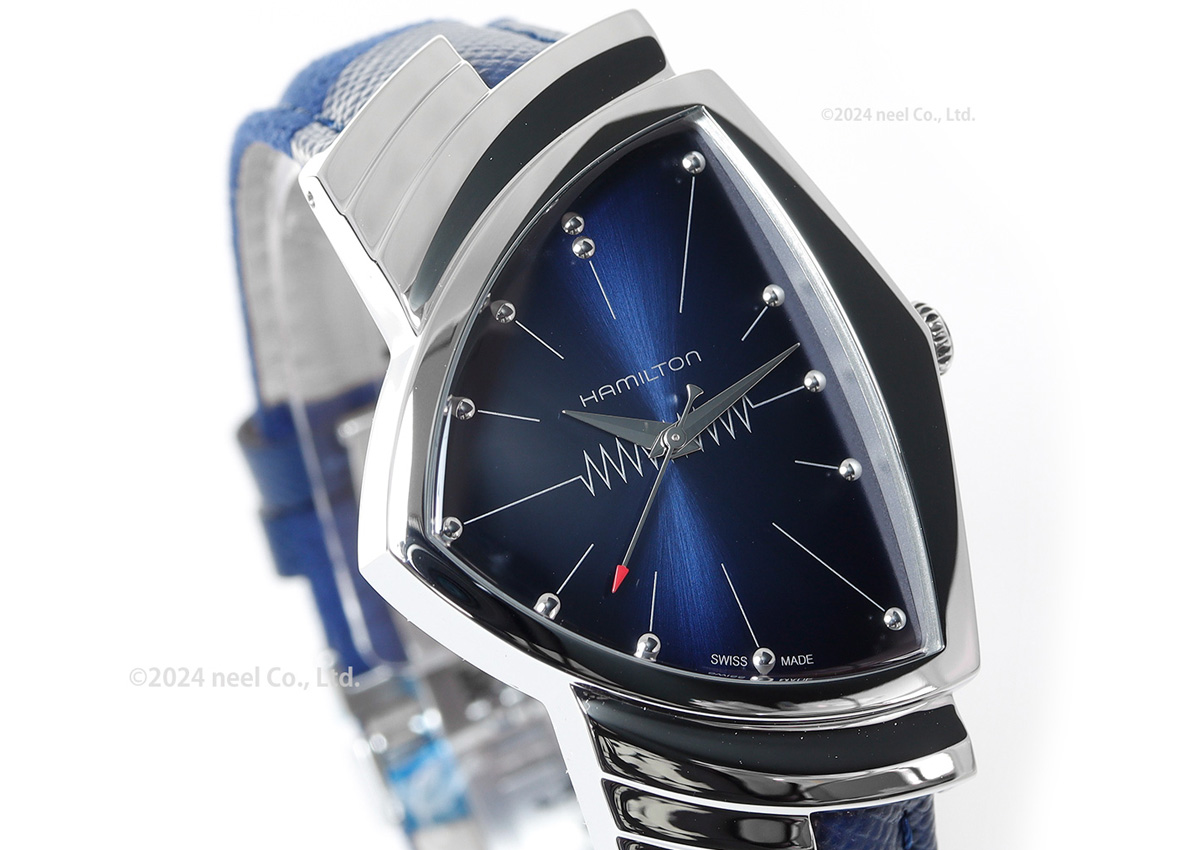 y H244110　HAMILTON　ハミルトン　腕時計　メンズ　ベンチュラ ハミルトン ベンチュラ H244110 ブラック メンズ 時計 【中古