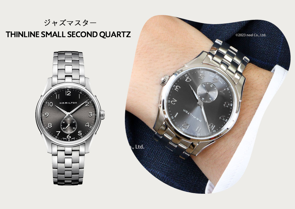 週末特価！美品　HAMILTON ジャズマスタースモールセコンドクォーツ h38411183-1sp.jpg