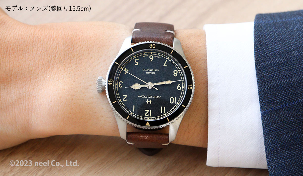 ハミルトン カーキ アビエーション パイロット パイオニア H76205530 Khaki Aviation Pilot Pioneer - Dial color:Black - H76205530