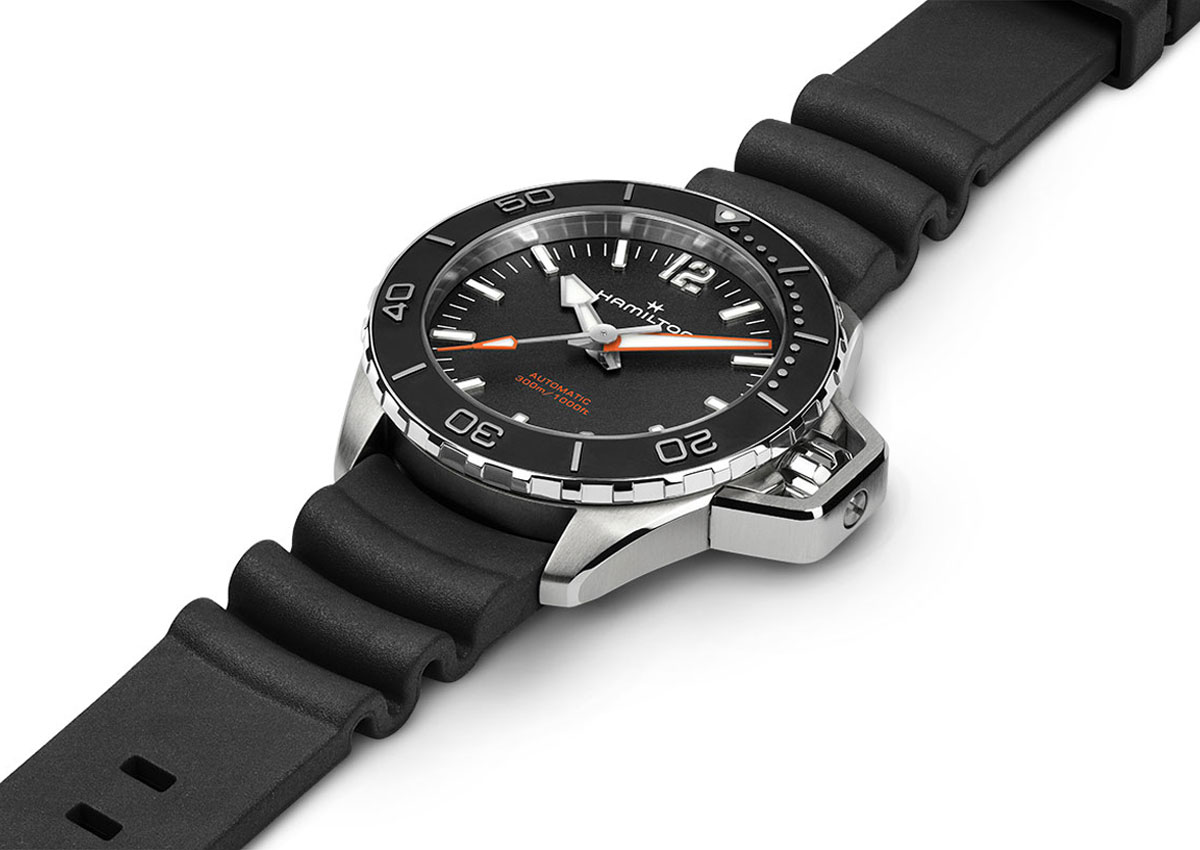 最終値下 ハミルトン カーキネイビー オープンウォーター H77455330 カーキ ネイビー Openwater Auto | Hamilton Watch - H77455330