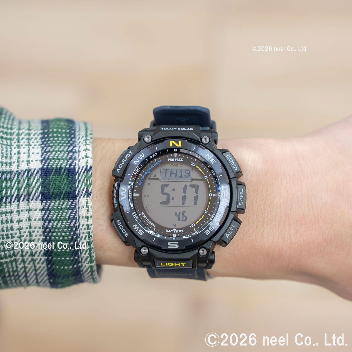 PRO TREK プロトレック 電波ソーラー 腕時計 メンズ PRW-3400Y-2JF