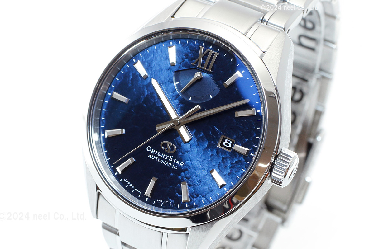 ORIENT STAR自動巻き時計 ステンレス 青 Amazon.com: ORIENT STAR(オリエントスター) Men Mechanical