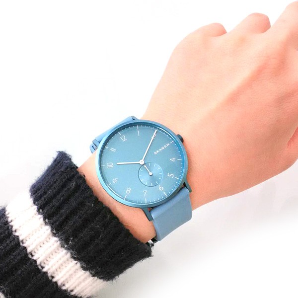 SKAGEN(スカーゲン) SKW6509腕時計 AAREN KULOR 41mm スカイブルー シリコンウォッチ SKW6509 - Skagen