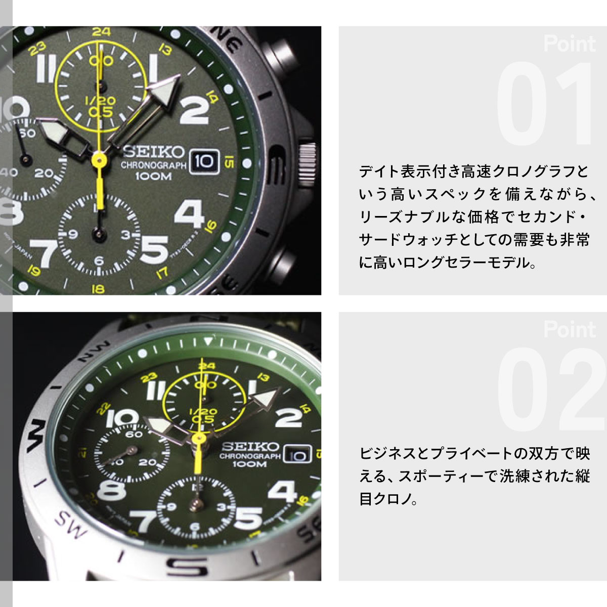 SEIKO（セイコー） 逆輸入 ミリタリー SND377P2 : neelヤフー店 - 通販