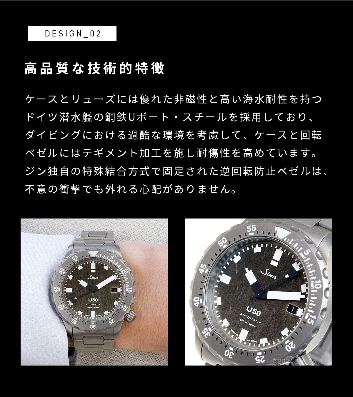 Sinn（ジン） （豪華おまけ有） U50.DS 自動巻 限定モデル 腕時計