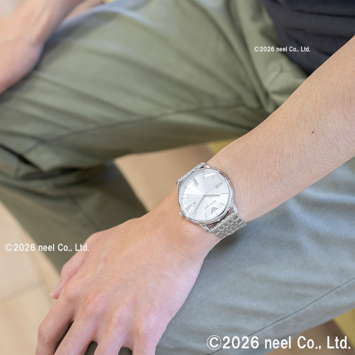 EMPORIO ARMANI エンポリオアルマーニ 腕時計 メンズ ステンレス