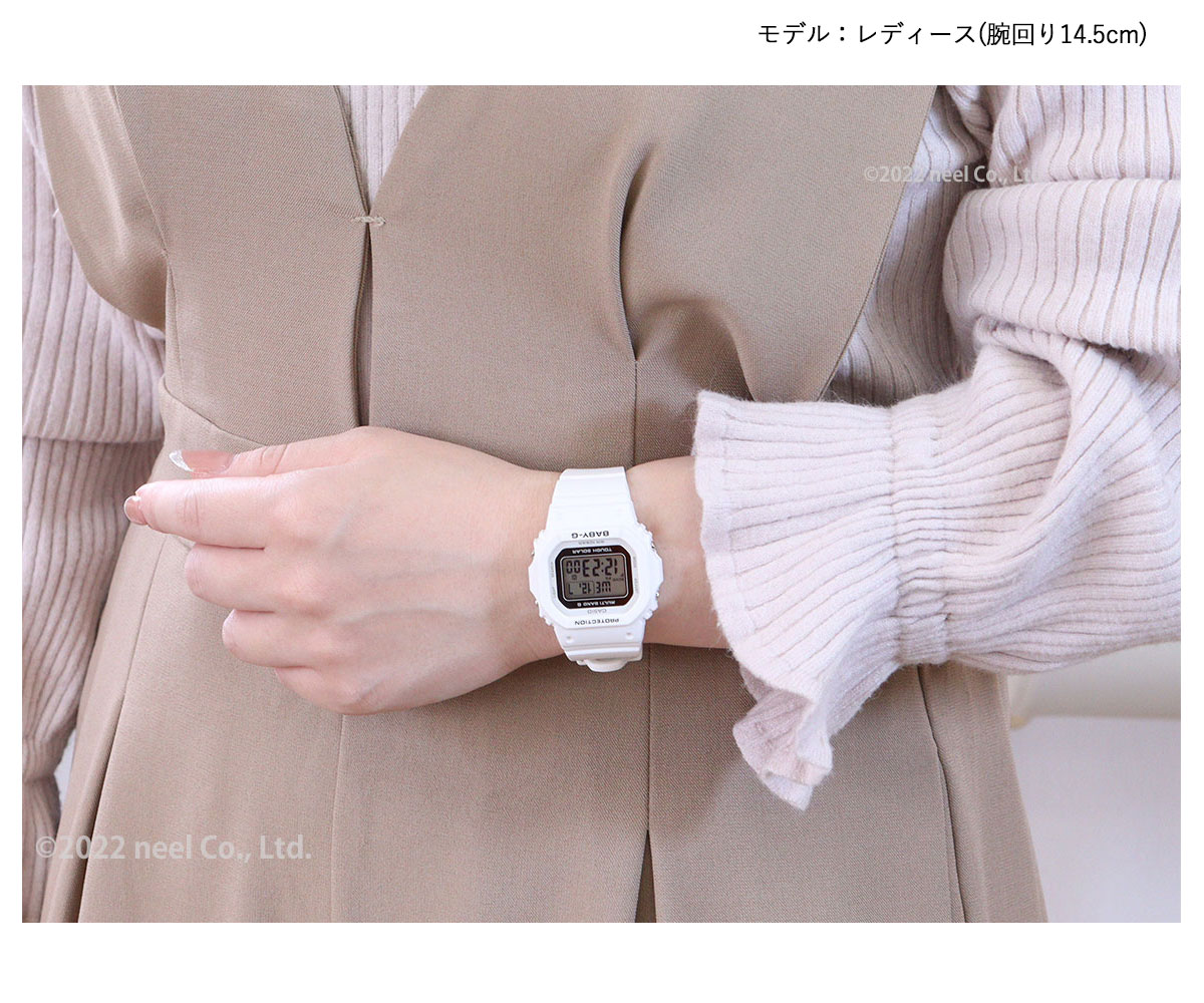 極美品 BABY-G BGD-5650-7JF 電波ソーラー 白 保証書付き BABY-G ベビーG 電波 ソーラー レディース 時計 カシオ babyg BGD-5650