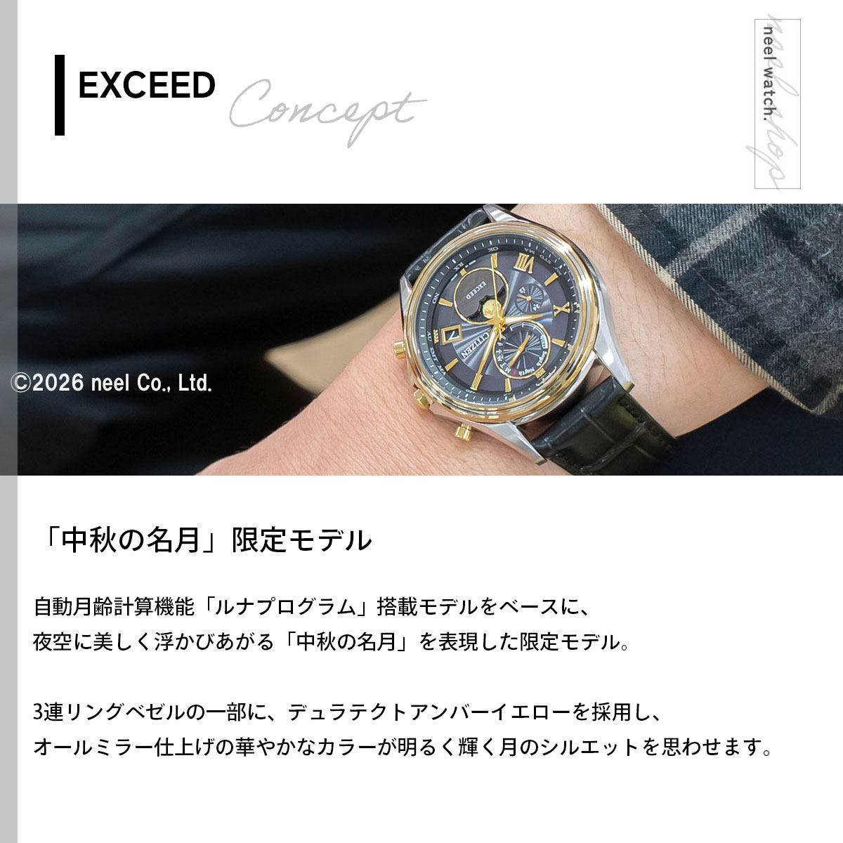 EXCEED(CITIZEN) （豪華おまけ有） シチズン エクシード エコドライブ
