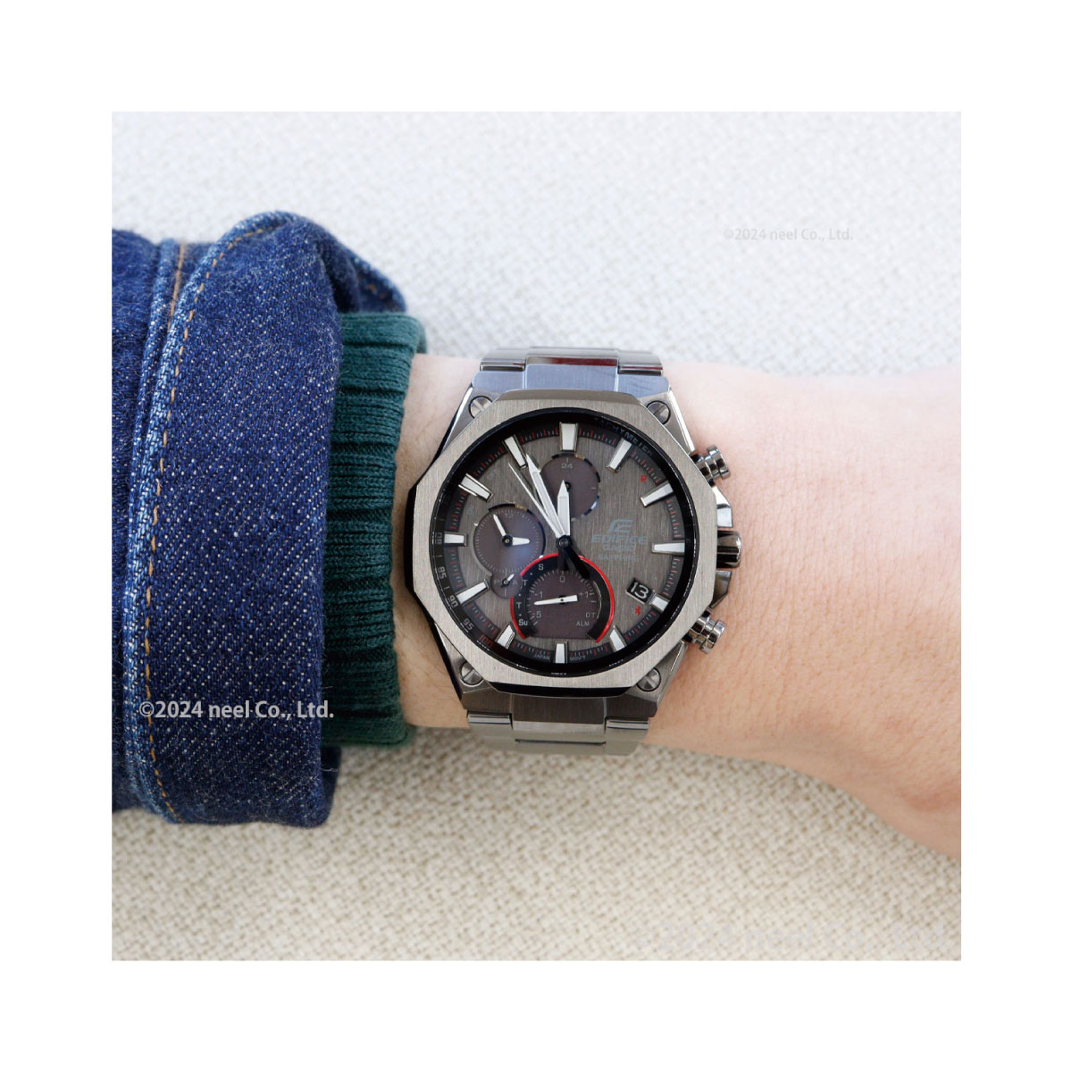 EDIFICE（CASIO） カシオ エディフィス Bluetooth搭載 ソーラー 腕時計 