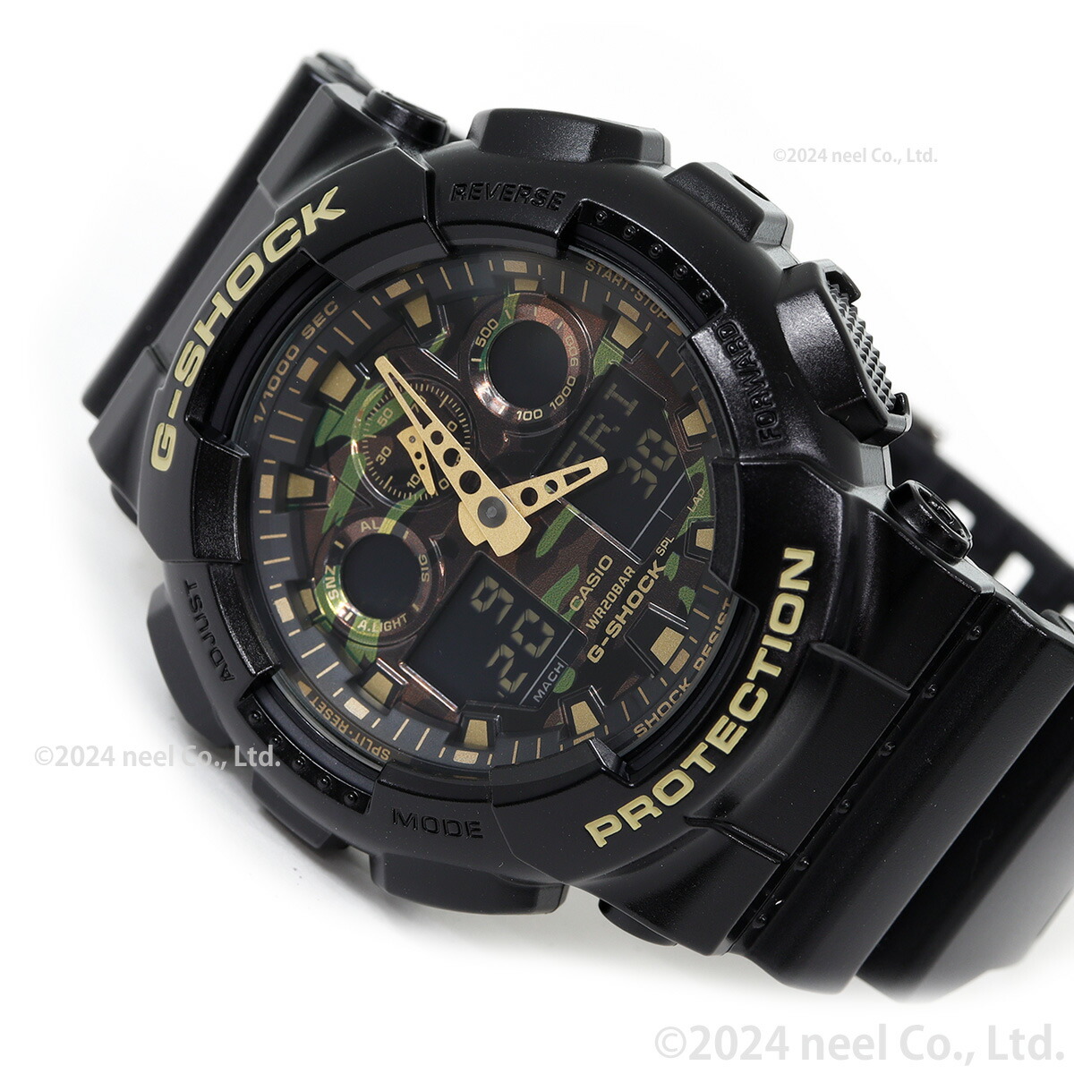 G-SHOCK Gショック カモフラージュ 迷彩 腕時計 メンズ GA-100CF-1A9JF