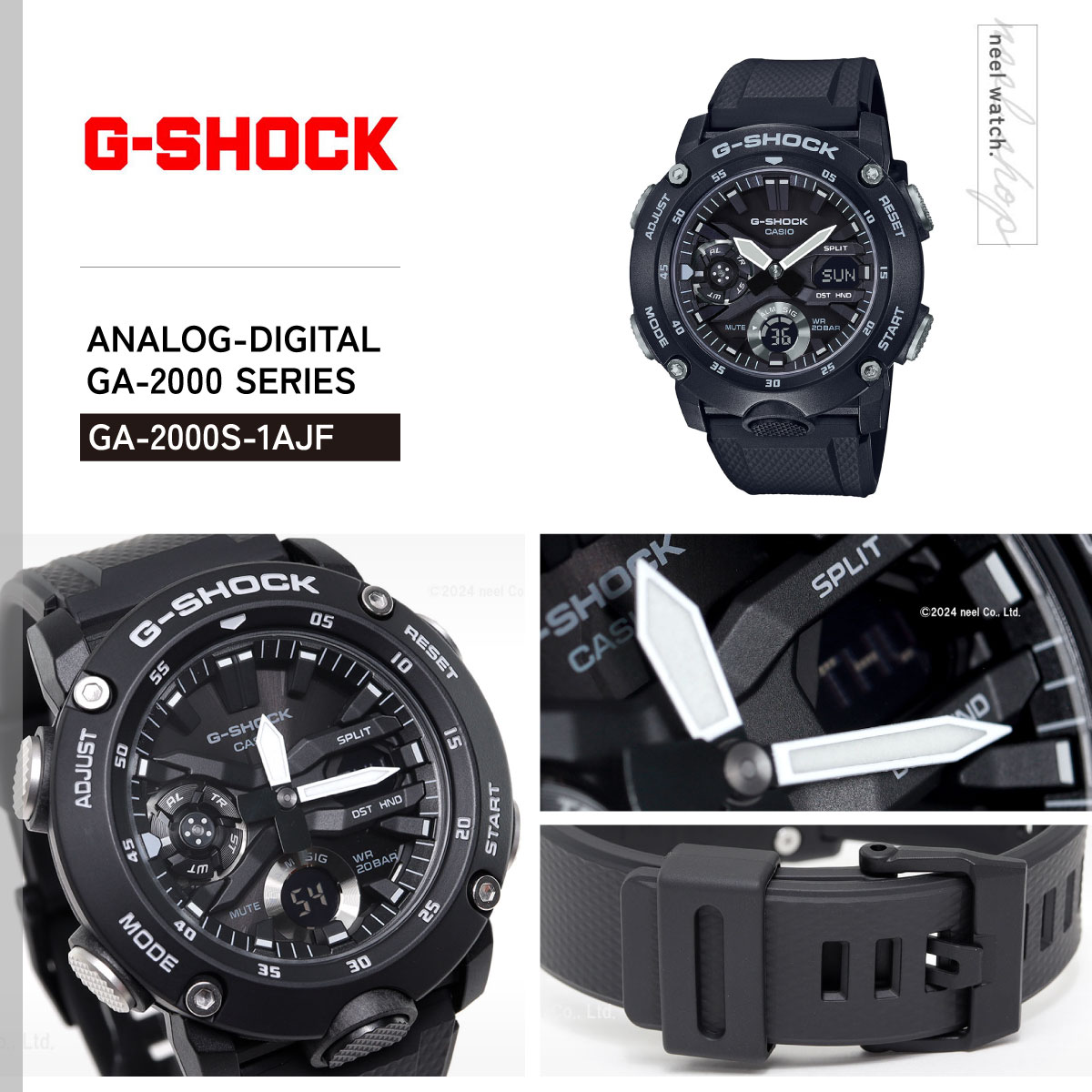 G-SHOCK Gショック 腕時計 メンズ GA-2000S-1AJF ジーショック : neel