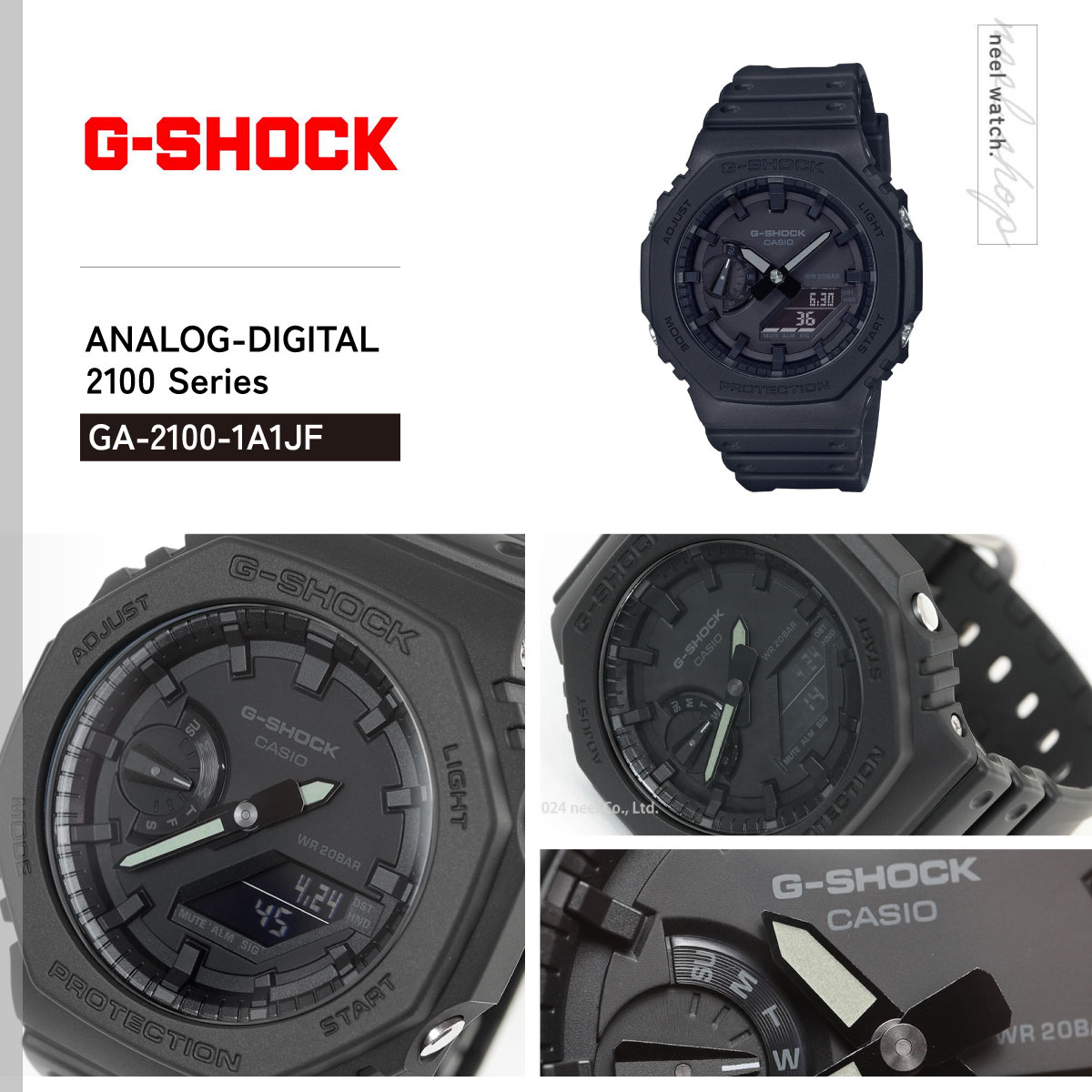 G-SHOCK Gショック 腕時計 メンズ GA-2100-1A1JF ジーショック : neel 