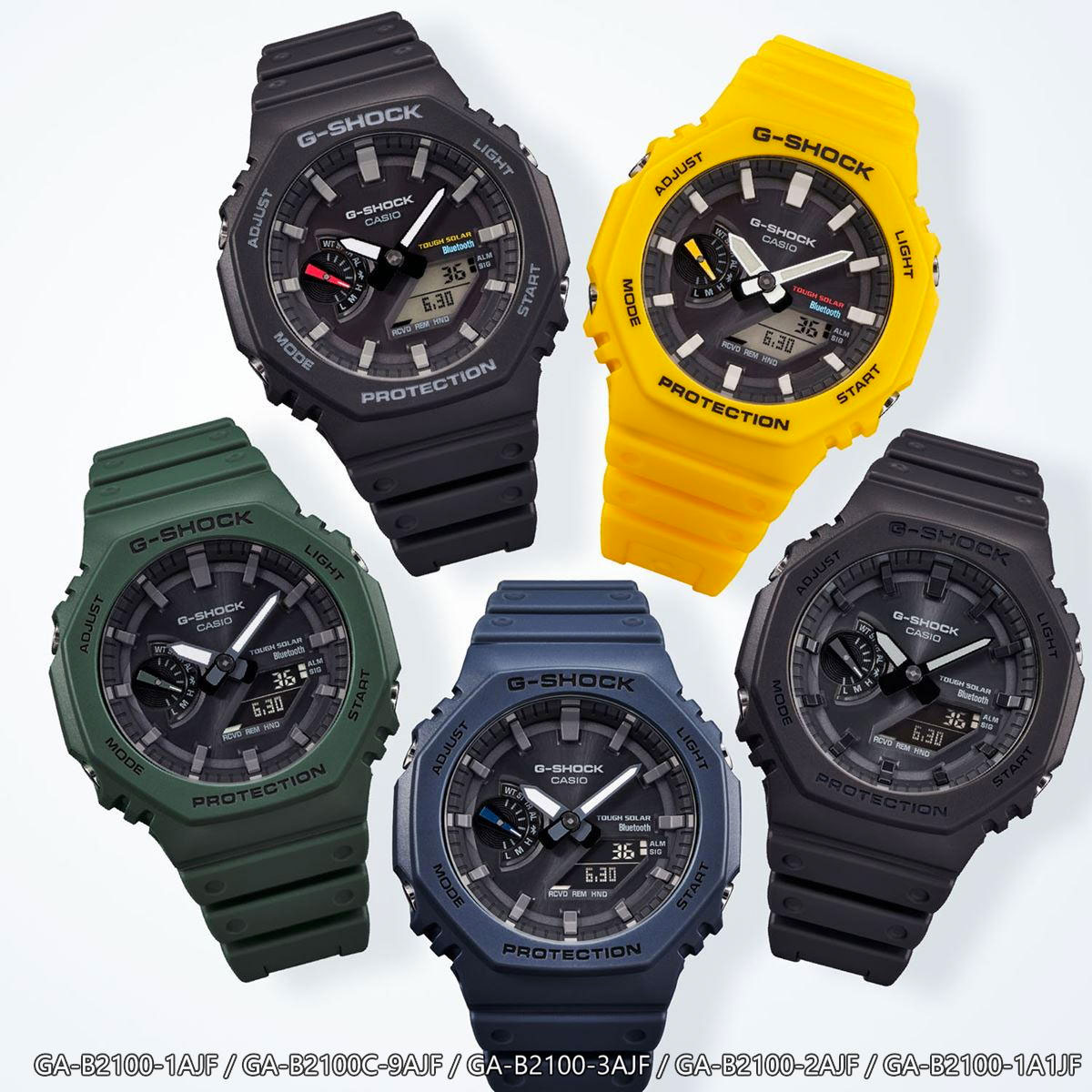 G-SHOCK Gショック ソーラー 腕時計 メンズ GA-B2100-1A1JF ジー