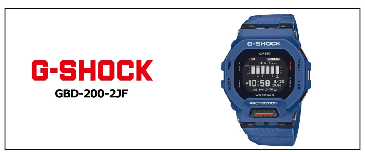 Gショック ジースクワッド G-SHOCK G-SQUAD 腕時計 メンズ GBD-200-2JF