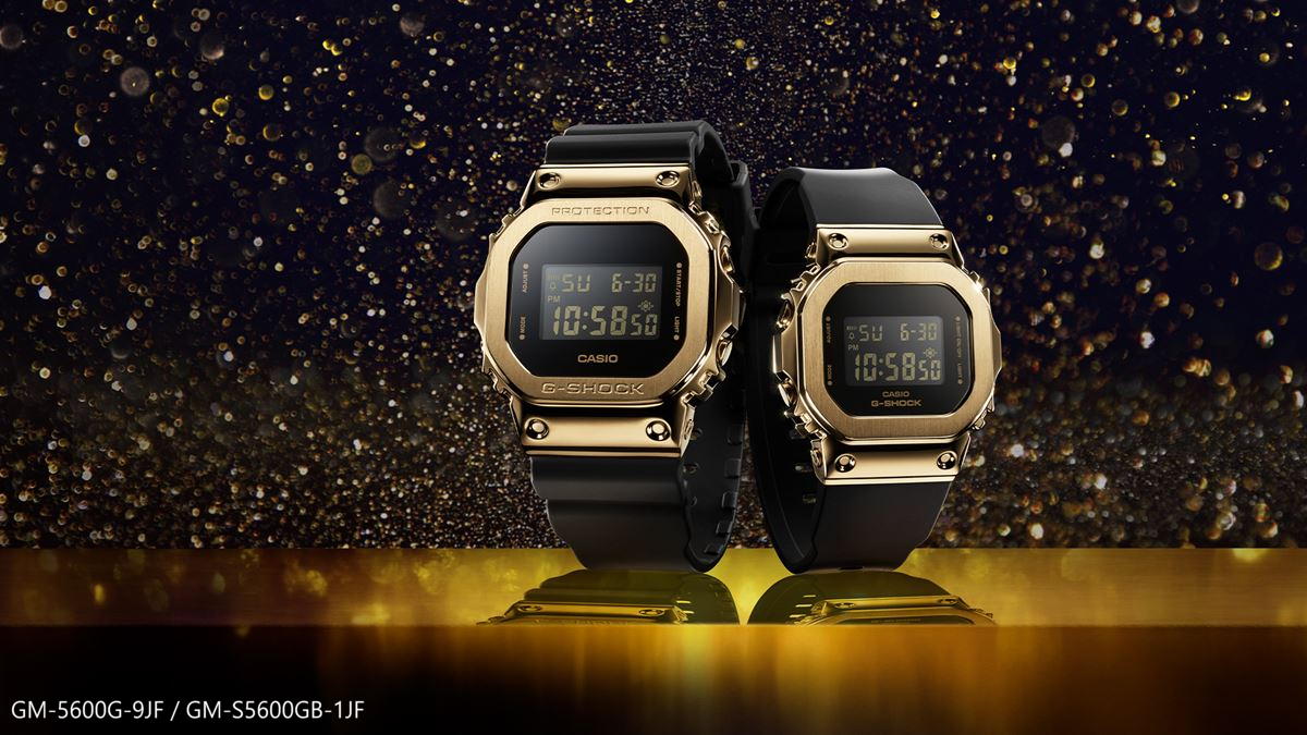 Gショック G-SHOCK デジタル 腕時計 GM-S5600GB-1JF メタルカバー